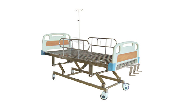 ABS手動三搖護理床SLV-B4031 ABS Hospital Bed with Three Cranks