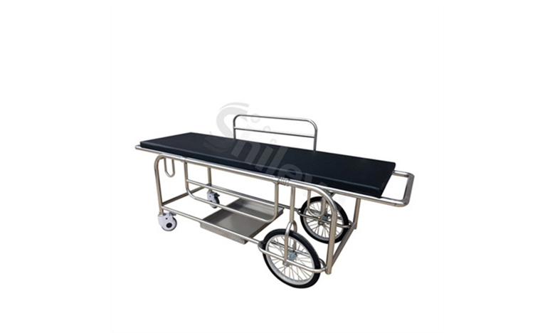 不銹鋼擔(dān)架車SLV-B4307S Stainless-steel Stretcher with Four Castors