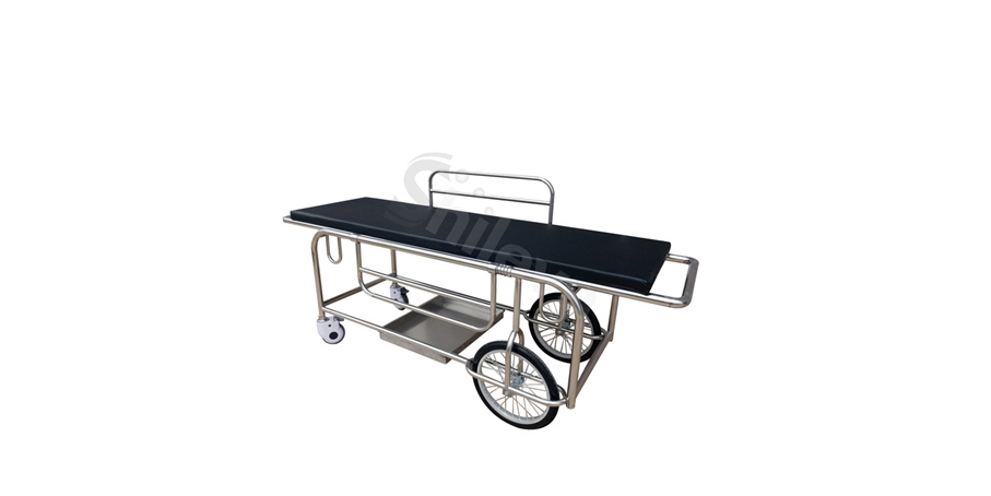 不銹鋼擔架車SLV-B4307S Stainless-steel Stretcher with Four Castors