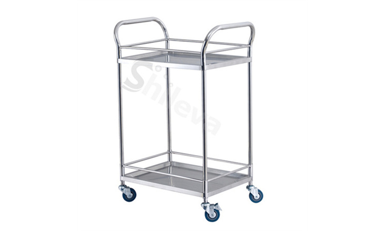 兩層器械車SLV-C4001 Treatment Trolley with two shelves