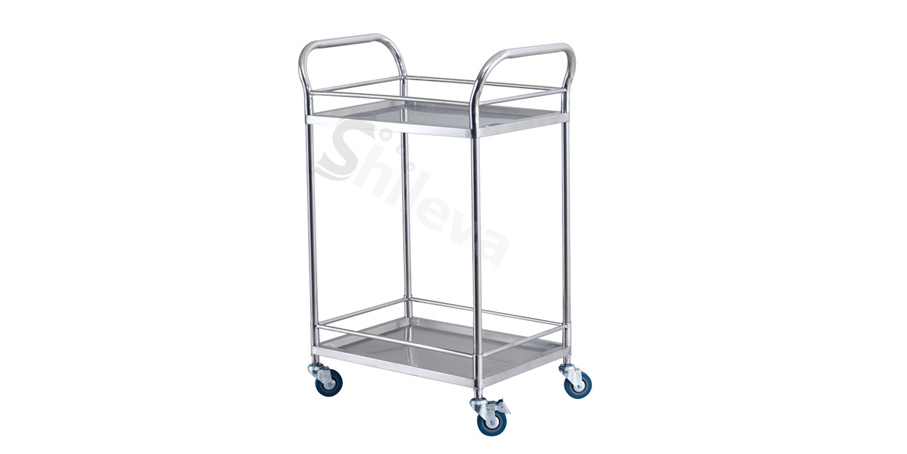 兩層器械車SLV-C4001 Treatment Trolley with two shelves